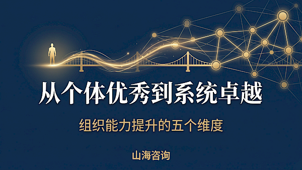 组织能力提升：从个体优秀到系统卓越